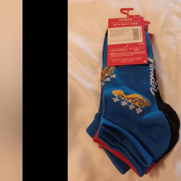 Fender Black and Red Socks with Blue Accents - Picture 2 of 2